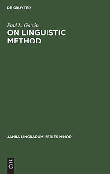 portada On Linguistic Method: Selected Papers (Janua Linguarum. Series Minor) (in English)