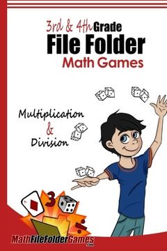portada 3rd & 4th Grade File Folder Math Games - Multiplication & Division Games