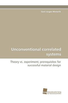 portada unconventional correlated systems (en Inglés)