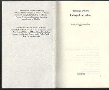 portada La Forja de un Ladron (3ª Ed. )