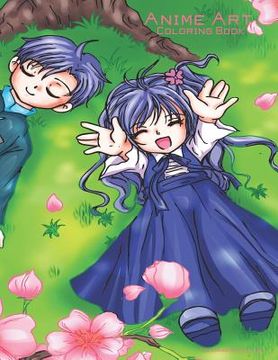 portada Anime Art Coloring Book (in English)