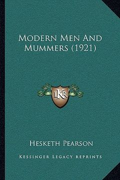 portada modern men and mummers (1921) (en Inglés)