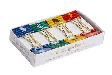 portada Harry Potter: Hogwarts Binder Clips (Set of 8) (Classic Collection) 