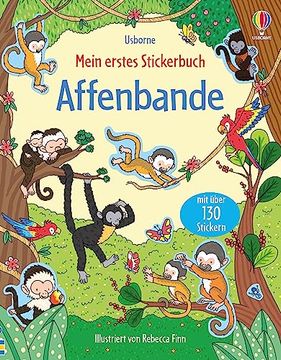 portada Mein Erstes Stickerbuch: Affenbande (en Alemán)