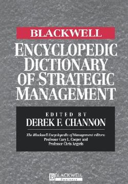 portada the blackwell encyclopedic dictionary of strategic management