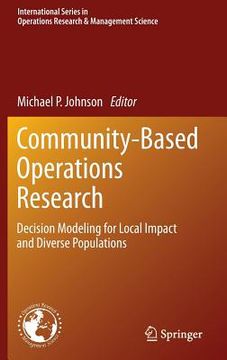 portada community-based operations research (en Inglés)