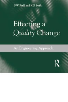 portada Effecting a Quality Change (en Inglés)