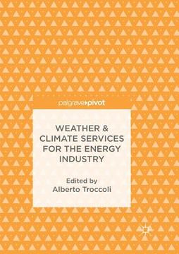 portada Weather & Climate Services for the Energy Industry (en Inglés)