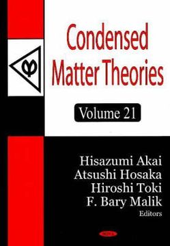 portada condensed matter theories., v.21 (29th, 2005) (en Inglés)