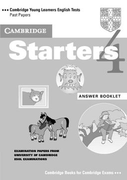 portada Cambridge Starters 4 Answer Booklet: Level 4 (Cambridge Young Learners English Tests) 