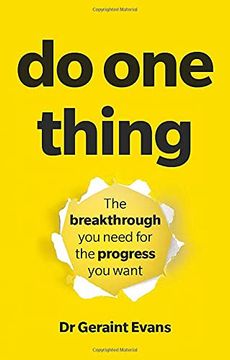 portada Do One Thing: The Breakthrough You Need for the Progress You Want (en Inglés)