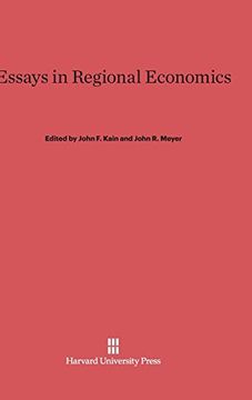 portada Essays in Regional Economics (en Inglés)
