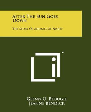 portada after the sun goes down: the story of animals at night