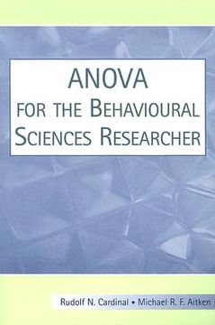 portada anova for the behavioural sciences researcher (en Inglés)