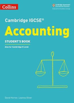 portada Cambridge Igcse™ Accounting Student's’S Book (Collins Cambridge Igcse™) (Collins Cambridge Igcse (Tm)) (in English)
