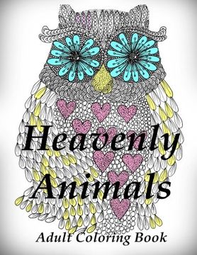 portada Heavenly Animals - Coloring Book (Adult Coloring Book for Relax)