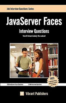 portada javaserver faces interview questions you'll most likely be asked (en Inglés)