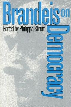 portada brandeis on democracy (in English)