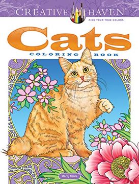 portada Creative Haven Cats Coloring Book (Creative Haven Coloring Books) 