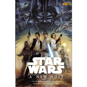 portada Star Wars Episodio iv una Nueva Esperanza
