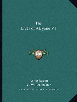 portada the lives of alcyone v1