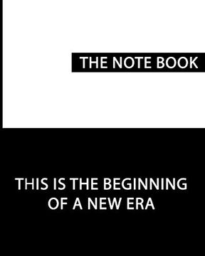portada The Book Note: Black and White Note Book 8X10 100 Pages With Lines (en Inglés)