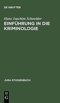 portada Einführung in die Kriminologie (en Alemán)