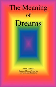 portada the meaning of dreams (en Inglés)