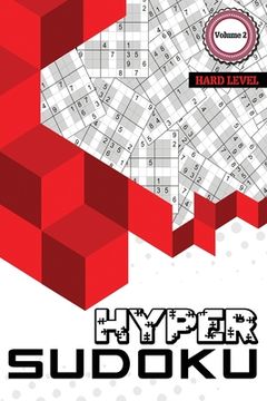 portada Hyper Sudoku: 400 Hard Level Sudoku, Sudoku Hard Puzzle Books, Hard Sudoku Books for Adults, Volume 2 (en Inglés)