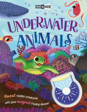 portada Hide-And-Seek Underwater Animals (Magical Light Book) (en Inglés)