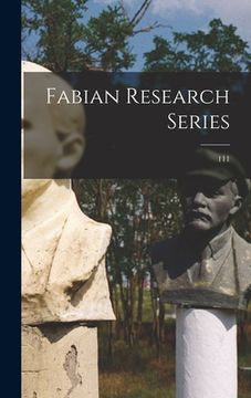 portada Fabian Research Series; 111 (en Inglés)