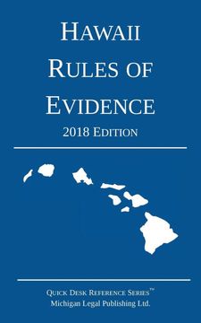 portada Hawaii Rules of Evidence; 2018 Edition