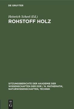 portada Rohstoff Holz (en Alemán)