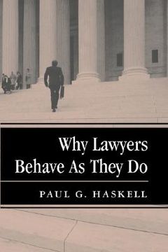 portada why lawyers behave as they do (in English)