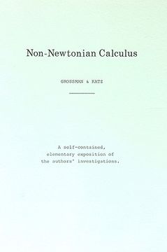 portada non-newtonian calculus (in English)