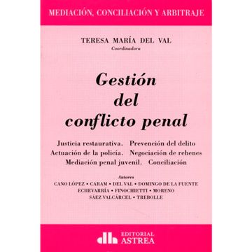 portada Gestión Del Conflicto Penal (in Spanish)