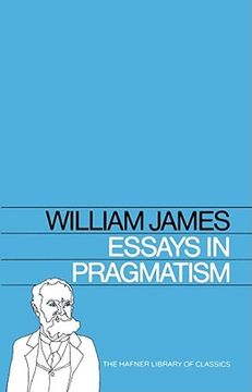 portada essays in pragmatism (en Inglés)