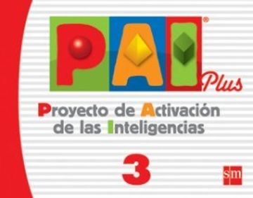 portada Pai Plus 3 s m Proyecto de Activacion de la Inteligencia