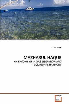 portada mazharul haque (en Inglés)