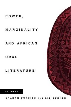 portada Power, Marginality and African Oral Literature (en Inglés)