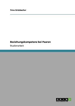 portada Beziehungskompetenz bei Paaren (German Edition)