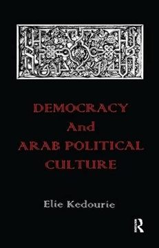 portada Democracy and Arab Political Culture (en Inglés)