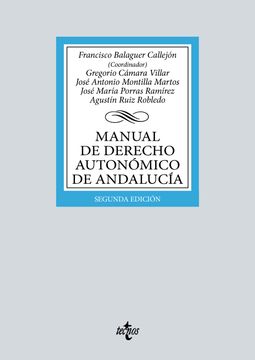 portada Manual de Derecho Autonómico de Andalucía (in Spanish)