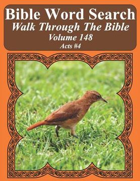 portada Bible Word Search Walk Through The Bible Volume 148: Acts #4 Extra Large Print (en Inglés)