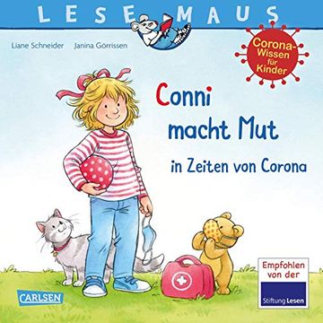 portada Lesemaus 186: Conni Macht mut in Zeiten von Corona: Eine Conni-Geschichte mit Kindgerechtem Sachwissen Rund um das Thema Corona (186) (in German)