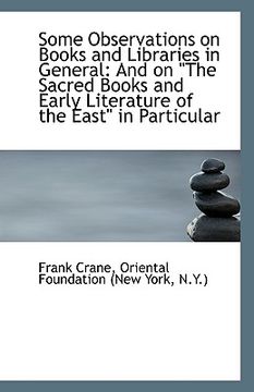 portada some observations on books and libraries in general: and on "the sacred books and early literature o