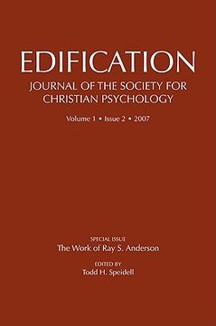 portada edification: journal of the society of christian psychology, volume 1, issue 2 (en Inglés)