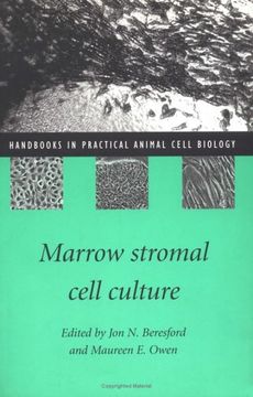 portada Marrow Stromal Cell Culture Paperback (Handbooks in Practical Animal Cell Biology) (en Inglés)