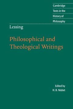 portada Lessing: Philosophical and Theological Writings Paperback (Cambridge Texts in the History of Philosophy) (in English)