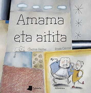 portada Amama eta Aitita (Tamaina Handia) (en Euskera)